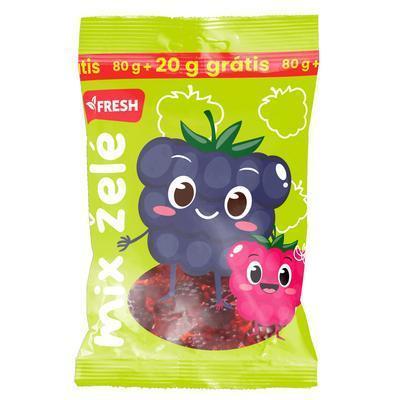 CUKRÍKY ŽELÉ MIX 80+20g GRÁTIS FRESH
