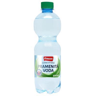 VODA PRAMENITÁ JEMNE SÝTENÁ 0.5l PET FRESH VRATNÝ OBAL