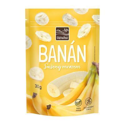 BANÁNY SUŠENÉ MRAZOM 30g FARMLAND