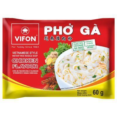 POLIEVKA INSTANTNÁ KURACIA RYŽOVÉ CEST. 60g PHO GA VIFON