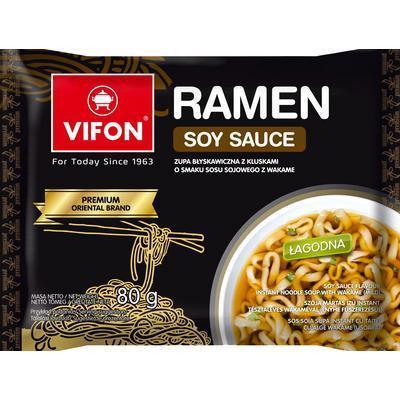 POLIEVKA INSTANTNÁ SÓJOVÁ OM. S WAKAME CEST. 80g RAMEN SOY SAUCE VIFON