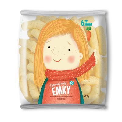 CHRUMKY KUKURIČNÉ SO SUŠENOU MRKVOU A JABLKOM 40g RAVITA