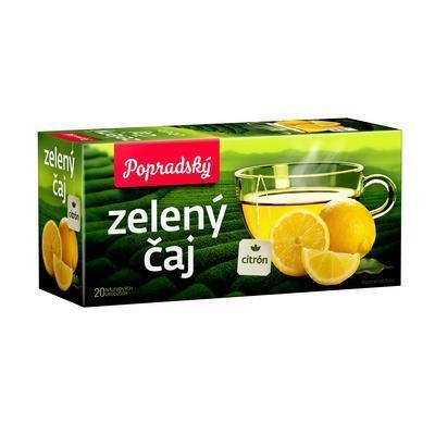 ČAJ ZELENÝ S CITRÓNOM 30g POPRAD