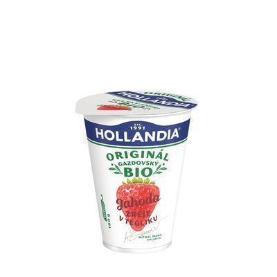 JOGURT BIO JAHODY GAZDOVSKÝ 180g HOLLANDIA