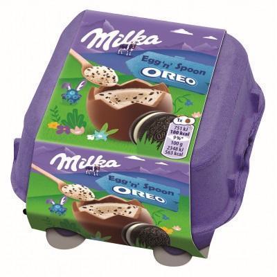 +++ VAJÍČKO MILKA VEĽKONOČNÉ OREO NÁPLŇ 128g