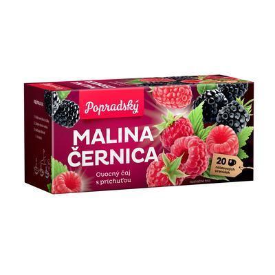 ČAJ OVOCNÝ MALINA-ČERNICA 40g POPRAD