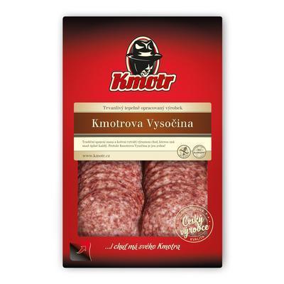 SALÁMA VYSOČINA KRÁJANÁ 75g OA KMOTR BEZLEP