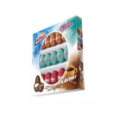 +++ VAJÍČKA MINI ČOKOLÁDOVÉ MIX V KRABIČKE 136,5g