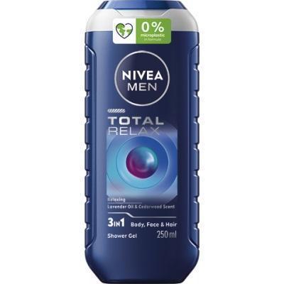 +++ GÉL SPRCHOVÝ NIVEA MEN TOTAL RELAX 250ml PÁNSKY