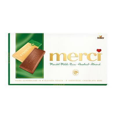 ČOKOLÁDA MERCI TABLETS ORIEŠKOVÁ 100g