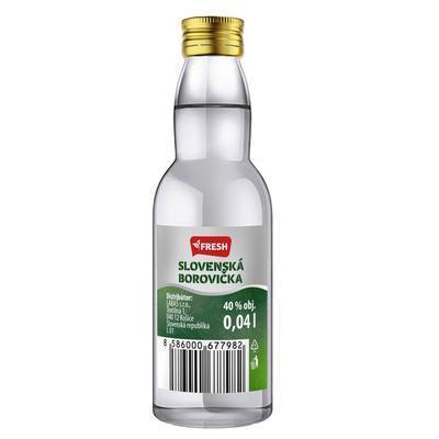 BOROVIČKA 40% 0.04l FRESH