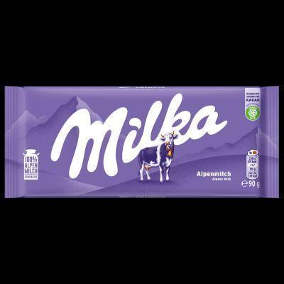 ČOKOLÁDA MILKA MLIEČNA 90g