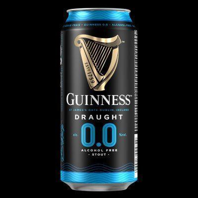 PIVO GUINNESS 0,0% 0.44l DRAUGHT PLECH VRATNÝ OBAL