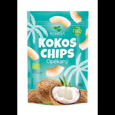 CHIPSY KOKOSOVÉ BIO OPEKANÉ 50g BONITAS