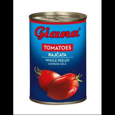 PARADAJKY LÚPANÉ CELÉ 425ml 400g / PP 240g GIANA