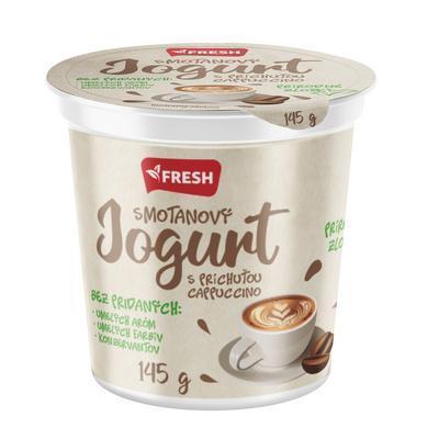 JOGURT SMOTANOVÝ CAPPUCCINO 145g FRESH