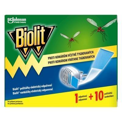 BIOLIT ODPAROVAČ ELEKTRICKÝ SO SUCHOU NÁPLŇOU 1+10ks