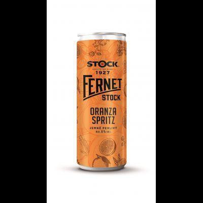 NÁPOJ FERNET ORANZA SPRITZ 6% 0.25l ALKOHOLICKÝ PLECH VRATNÝ OBAL