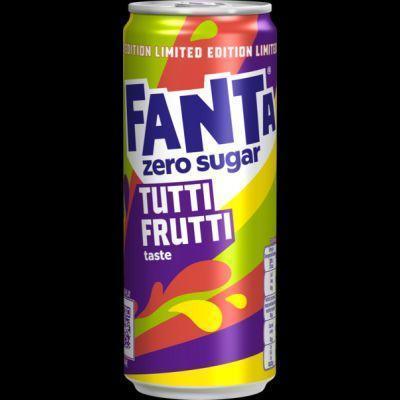 FANTA ZERO TUTTI FRUTTI 0.33l PLECH VRATNÝ OBAL