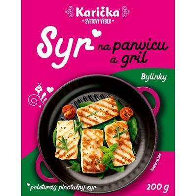 SYR KARIČKA NA PANVICU A GRIL TYPU HALLOUMI BYLINKY 2x100g