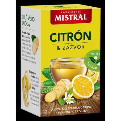 ČAJ OVOCNÝ CITRÓN A ZÁZVOR 40g MISTRAL HB POPRAD