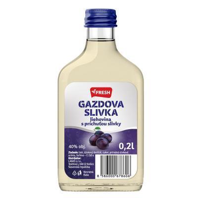 SLIVKA GAZDOVA 40% 0.2l FRESH
