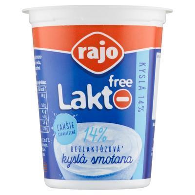 SMOTANA KYSLÁ BEZ LAKTÓZY 14% 200g RAJO
