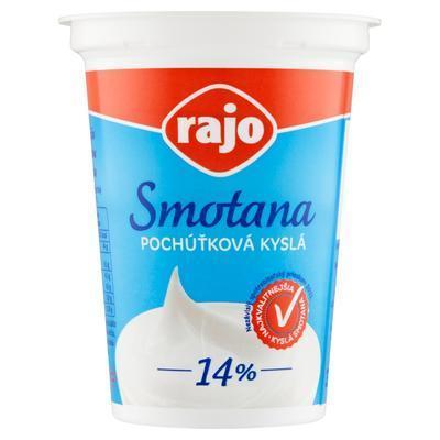 SMOTANA KYSLÁ 14% 375g RAJO