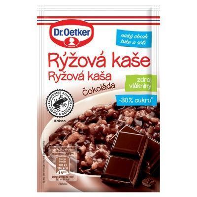 KAŠA RYŽOVÁ ČOKOLÁDA 50g OETKER BEZLEPKOVÁ