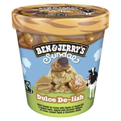 MRAZENÁ ZMRZLINA SUNDAES DULCE DE-LISH 427ml BEN&JERRY´S