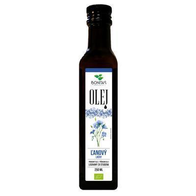 OLEJ BIO ĽANOVÝ 250ml BONITAS