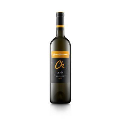 VÍNO DEVÍN 0.75l CHATEAU NOIR BIELE SUCHÉ TOPOĽČIANKY