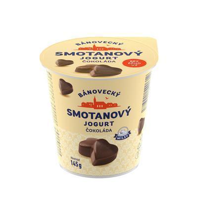 JOGURT SMOTANOVÝ ČOKOLÁDA 145g BÁNOVECKÝ