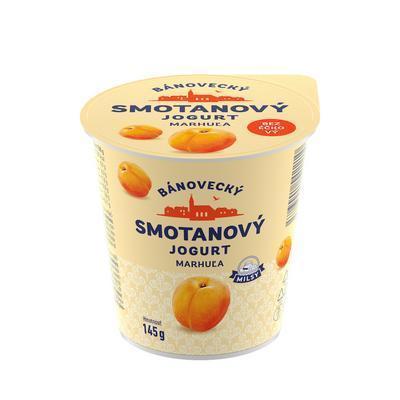 JOGURT SMOTANOVÝ MARHUĽA 145g BÁNOVECKÝ
