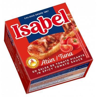 TUNIAK V PIKANTNEJ PARADAJKOVEJ OMÁČKE CELÝ 80g / PP 52g EO ISABEL