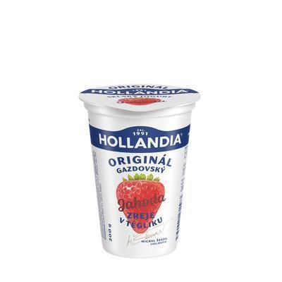 JOGURT JAHODA GAZDOVSKÝ 200g HOLLANDIA
