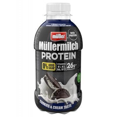 NÁPOJ MLIEČNY MÜLLERMILK PROTEIN ZERO COOKIES&CREAM 400g MULLER