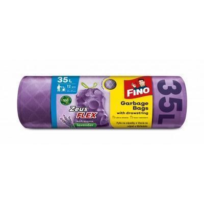 VRECIA NA ODPAD ZEUS FLEX AROMA LAVENDER ZAŤAHOVACIE 35l 12ks 28mm FINO