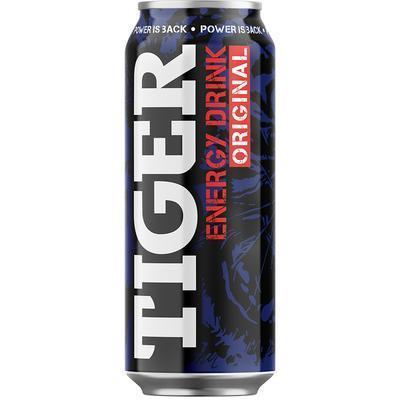 NÁPOJ ENERGETICKÝ TIGER 0.5l PLECH VRATNÝ OBAL
