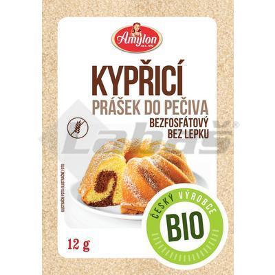 PRÁŠOK KYPRIACI DO PEČIVA BIO 12g BEZFOSFÁTOVÝ AMYLON BEZLEP