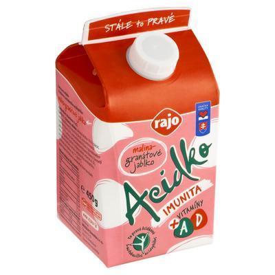 MLIEKO ACIDKO IMUNITA MALINA-GRANÁTOVÉ JABLKO 450g RAJO