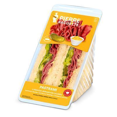 SENDVIČ PASTRAMI 195g PIERRE BAGUETTE