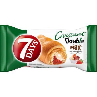 CROISSANT 7 DAYS DOUBLE MAX JAHODA&VANILKA 80g