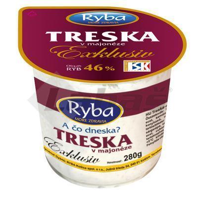 ŠALÁT TRESKA V MAJONÉZE 280g EXKLUSIV RYBA