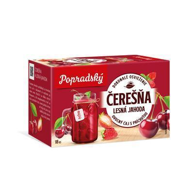 ČAJ OVOCNÝ ČEREŠŇA LESNÁ JAHODA 36g POPRAD