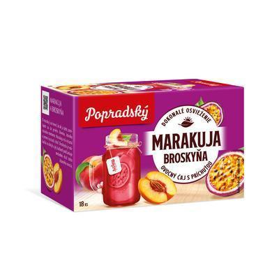 ČAJ OVOCNÝ MARAKUJA BROSKYŇA 36g POPRAD