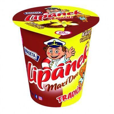 LIPÁNEK MAXI DUO VANILKA-KAKAO 130g MADETA