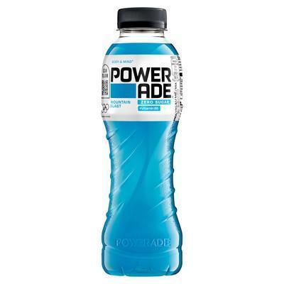 NÁPOJ POWERADE MOUNTAIN BLAST ZERO SUGAR 0.5l PET VRATNÝ OBAL