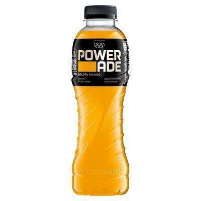 NÁPOJ POWERADE GOLDEN MANGO 0.5l PET VRATNÝ OBAL