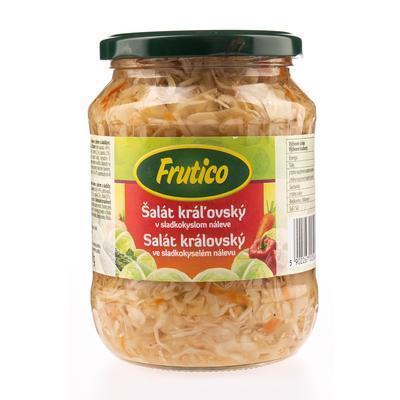 ŠALÁT KRÁĽOVSKÝ V SLADKOKYSLOM NÁLEVE 650g /PP 380g FRUTICO